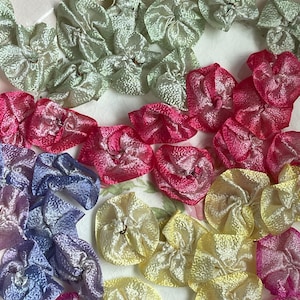 Huge Lot! Millinery flowers, Silk Roses, Millinery supply,  flower crown, vintage millinery, vintage millinery flowers. Handmade Millinery