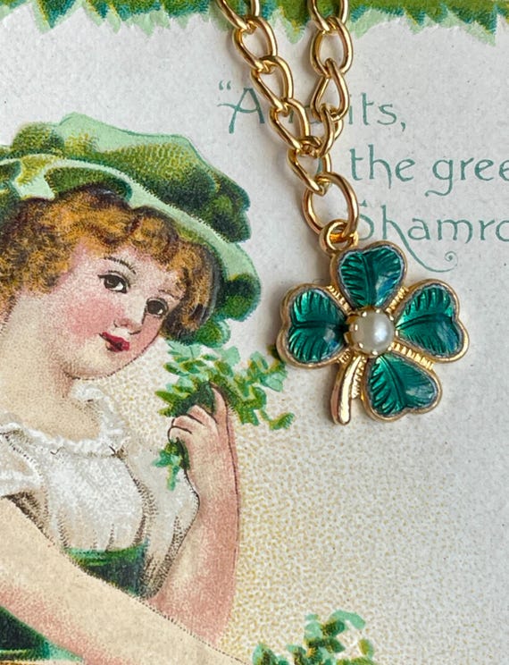 New Four Leaf Clover Bracelet, St Patricks Day, V… - image 6
