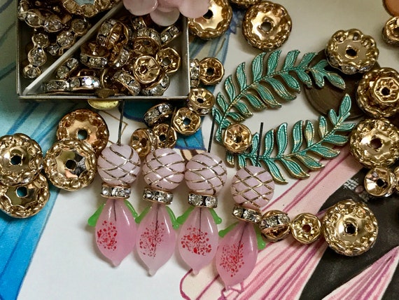 Swarovski rondelle beads best sale