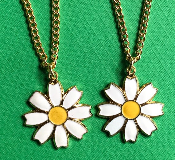Daisy Necklace, 2pcs, Daisies Necklaces, Sarah Coventry
