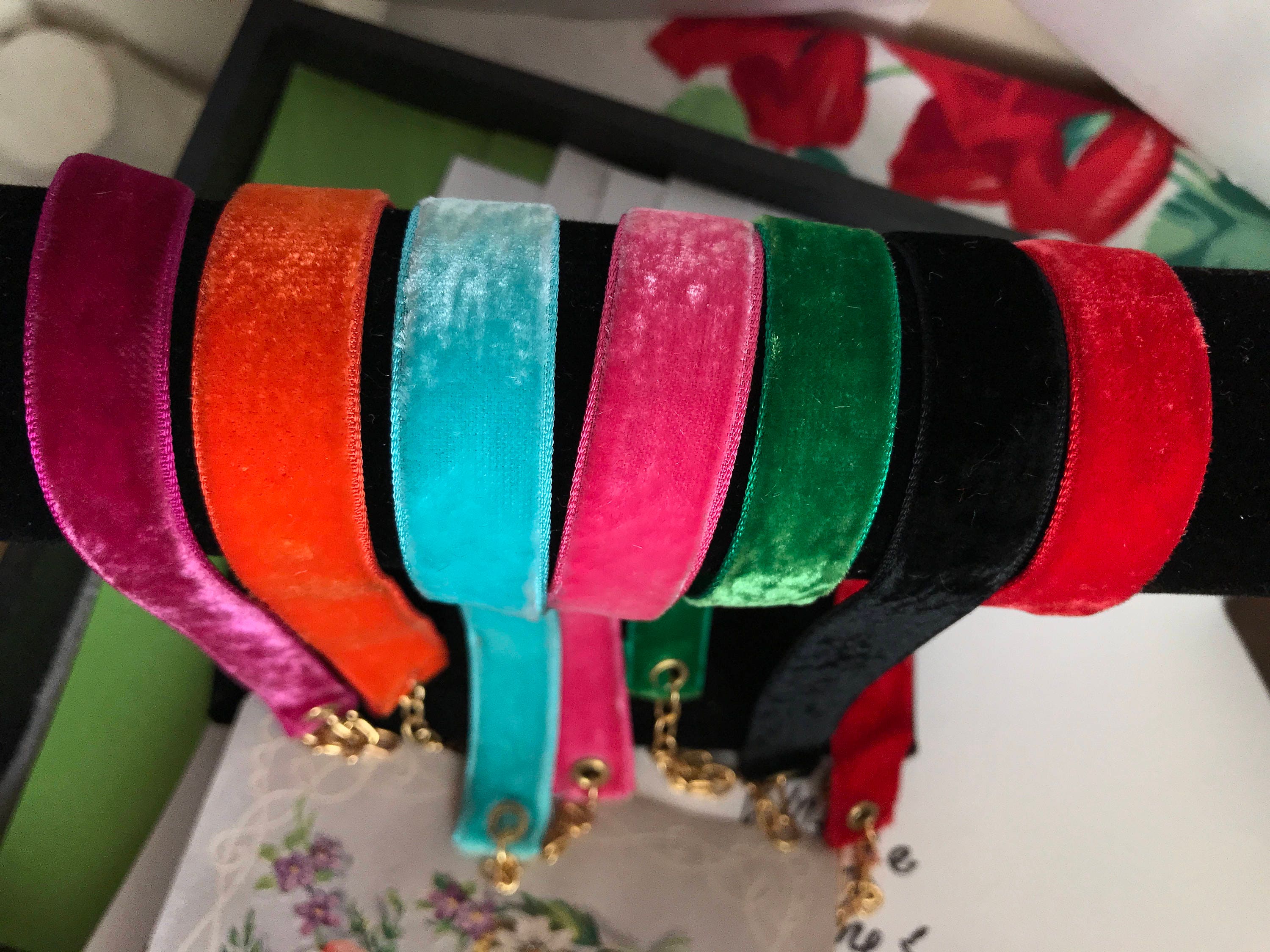 Choker Lot, Vintage Chokers, Velvet