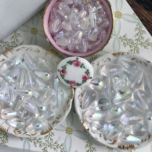 Aurora Borealis, crystal Beads,AB beads,iridescent beads,loose beads,shabby chic #1695 A,B,C