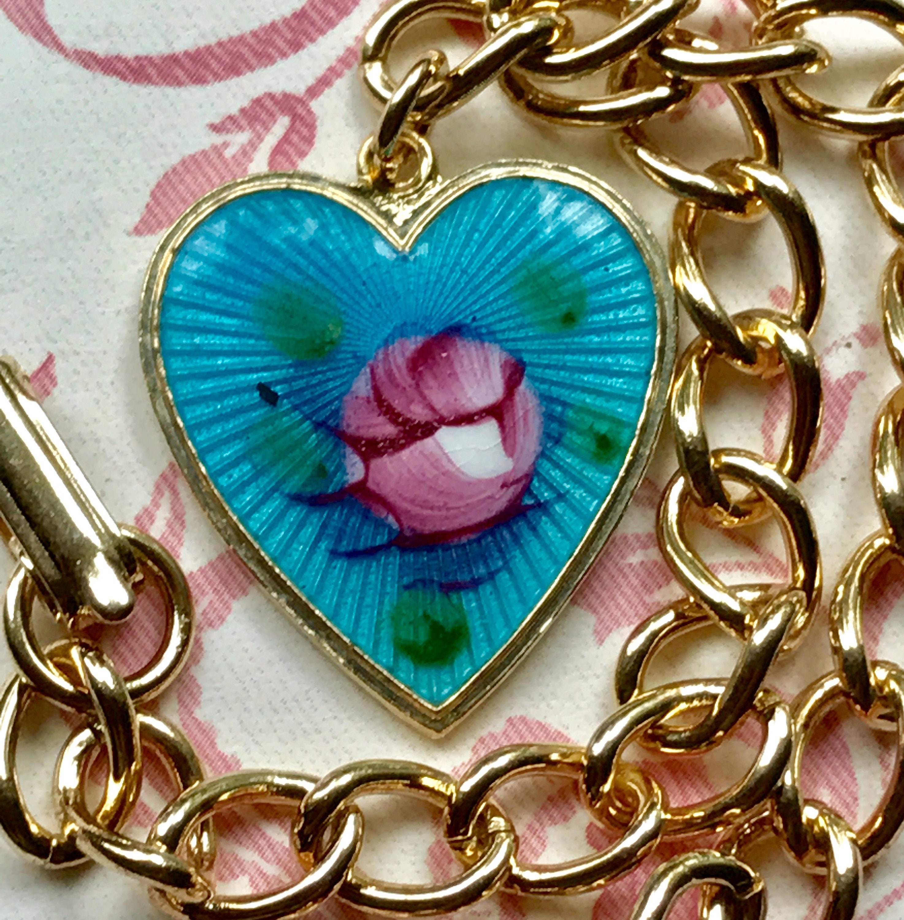 ゴールド ハート型チャーム ブレスレット 送料無料 750 イエローゴールド チャーム ブレスレット 星 スター