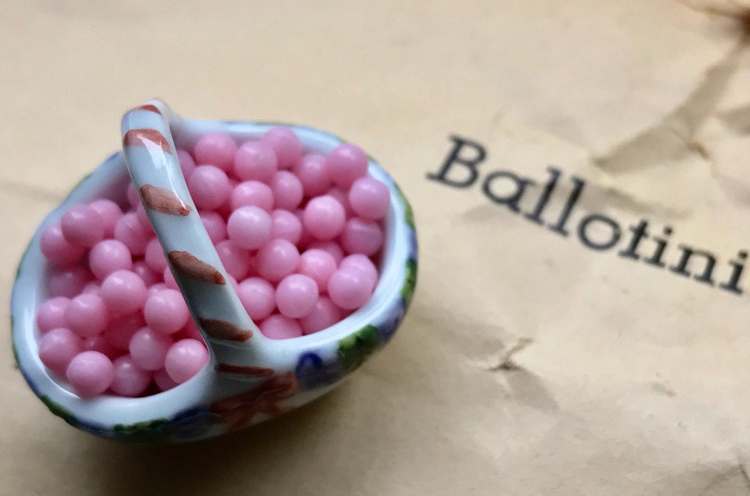 30 Pink Ballotini Beads, Italian Beads, 3mm Beads, Eyes No Hole Marbles