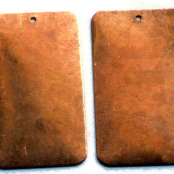 Vintage embossing Blanks, Vintaj Blanks, Copper Blank Plates, Rectangle Blanks, Engraving and Stamping, vintagerosefindings, Patina #1393