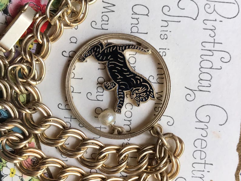 Cat Bracelet, Emmons Bracelet, Cat Charm, kitten charm, playful cat charm, cat lovers, cats image 4