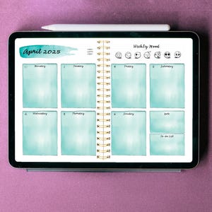 Digital Weekly Planner for iPad | GoodNotes Agenda 2025