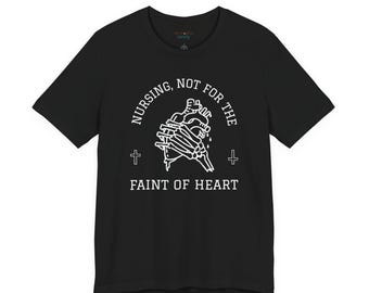 goth nurse shirt dark humor nurse tee skeleton nurse shirt edgy nurse shirt rn gift healthcare