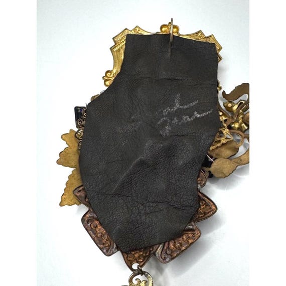 Sarah Jane signed assemblage statement pendent. V… - image 4