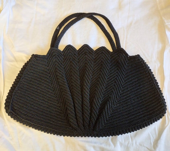 Vintage Corded Handbag 1940's - image 1