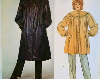 Vintage Vogue Paris Original Givenchy Designer Coat Pattern #2876