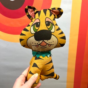 Vintage mid century 1974 Tony the Tiger plush stuffed animal