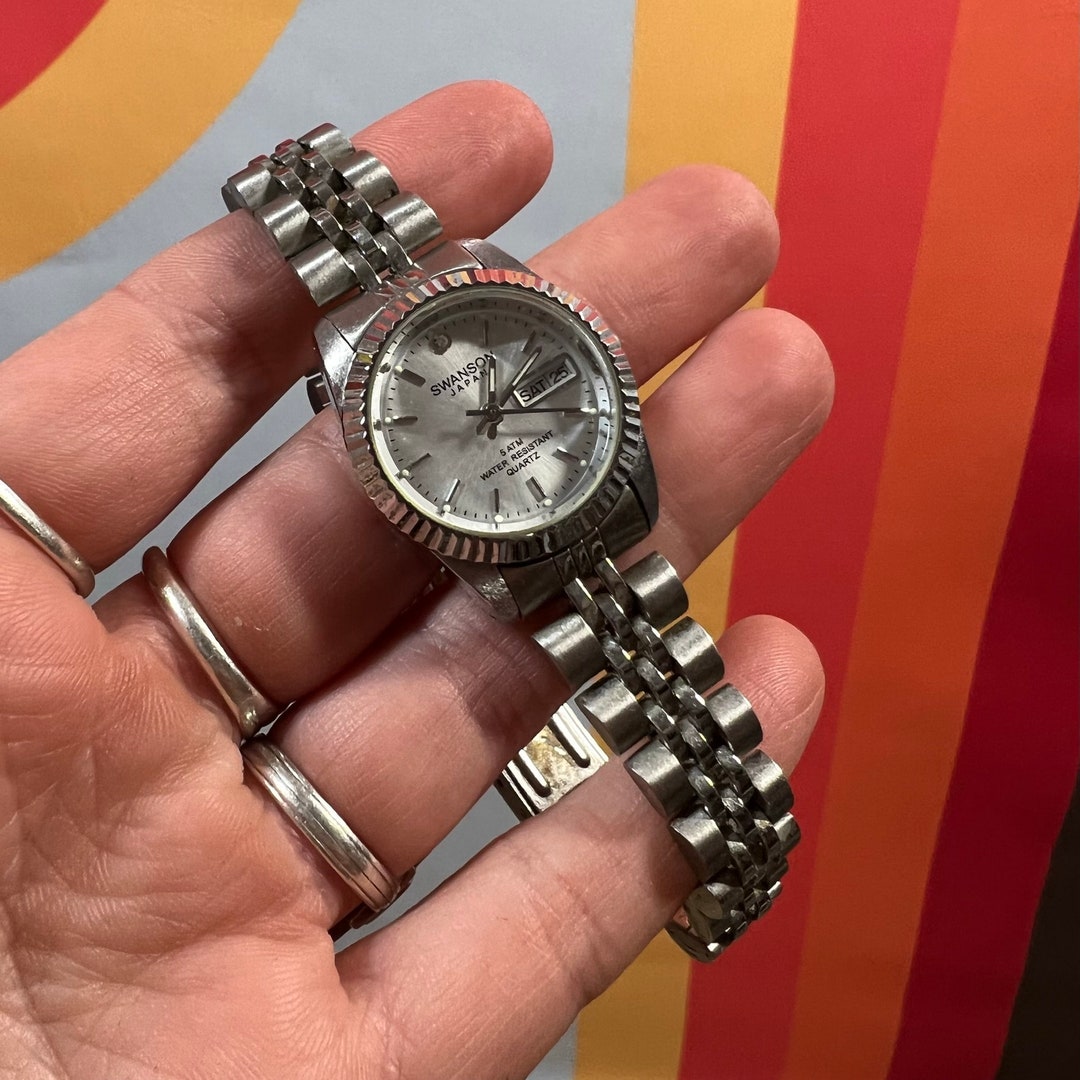Vintage Swanson Women s Watch SR626SW Quartz Miyota 5ATM Water Resistant Japan 2005 Etsy