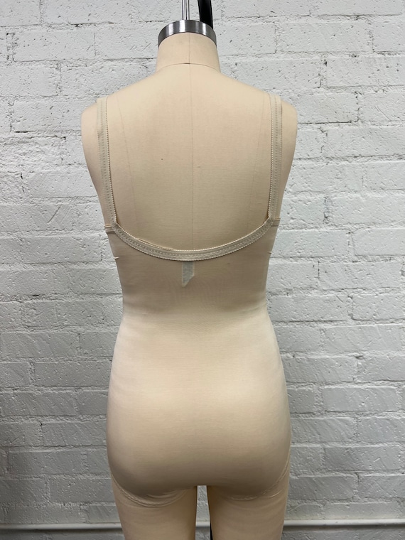 Vintage Deadstock 80s Exquisite Form Nude Body Slimming Shapewear Bodysuit  34B M 