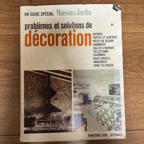 Vintage 1970 Maison & Jardin Decoration home decorators magazine mid century decor