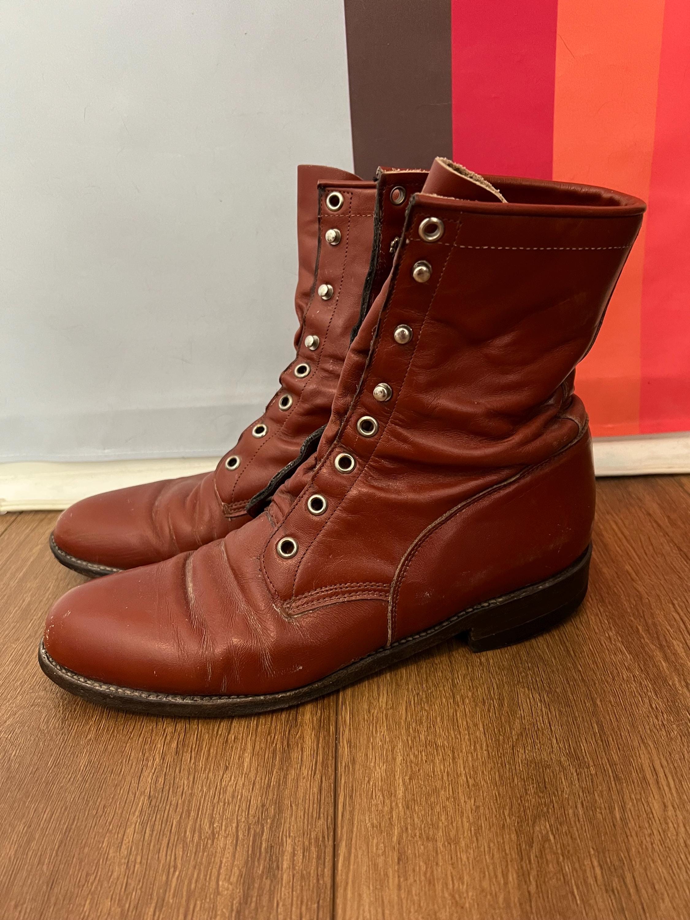 80s Combat Boots - Etsy