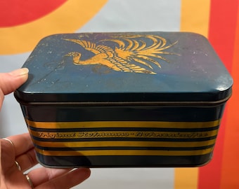 Antique Hofmanns Malzkaffee coffee metal tin trinket box