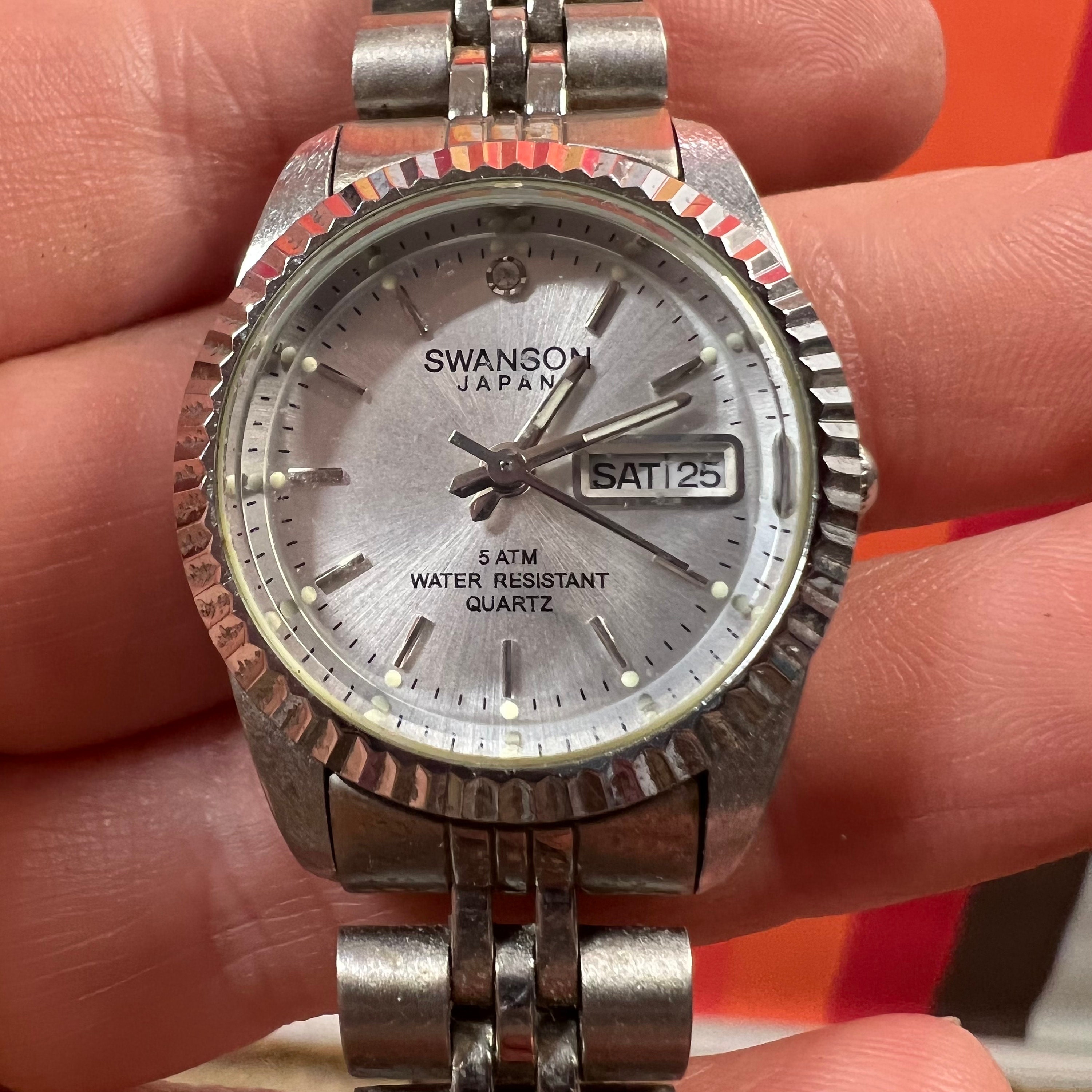 Vintage Swanson Women s Watch SR626SW Quartz Miyota 5ATM Water Resistant Japan 2005 Etsy
