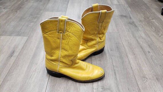 yellow cowboy boots womens