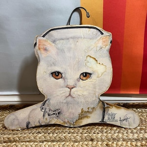 Adorable Vintage 80s Nurse Cat Head Decorative Clothes Hanger - Etsy