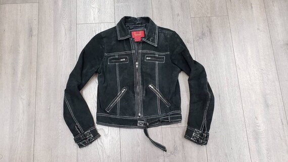 Paris blues leather jacket store