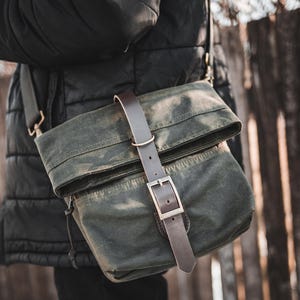 Cartable en toile cirée cirée - Personnalisation gratuite
