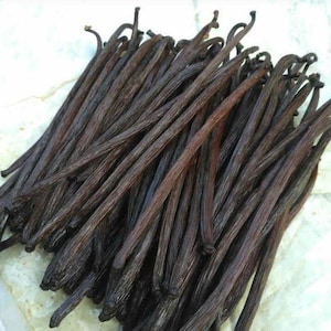 1 kg 10-12 cm Papua New Guinea Vanilla Bean Tahitensis Grade A for Baking, Drinks, and Artisanal Creations