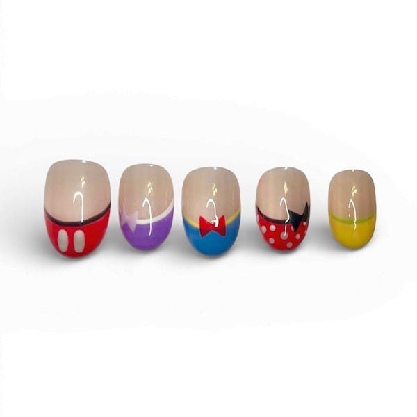 Uñas Disney / Uñas con íconos de dibujos animados