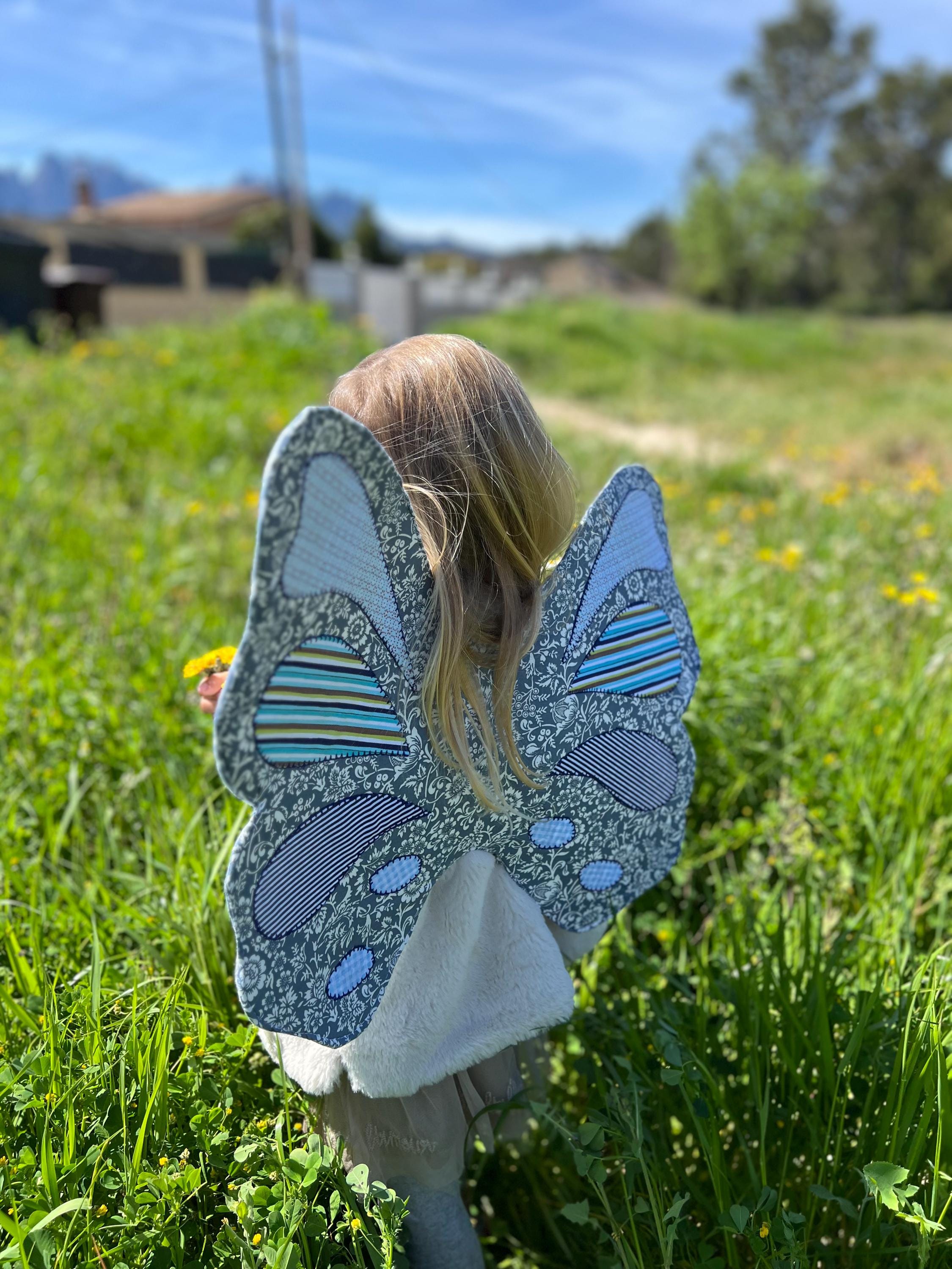 wings, butterfly wings, accessory, costume, magic, handmade, patchwork, carnival