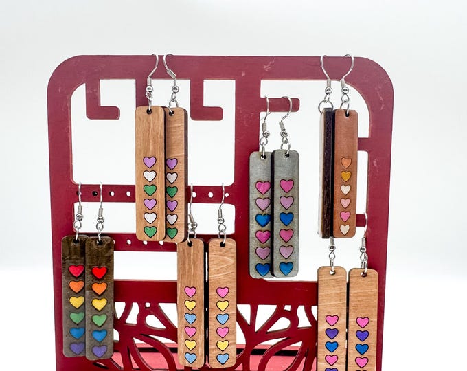 Striped Pride Earrings