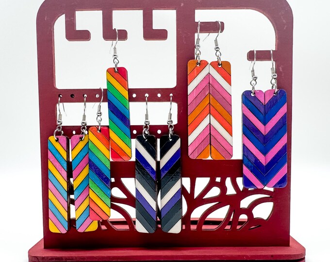 Striped Pride Earrings