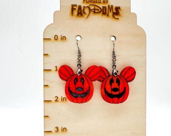 Mickey Pumpkin Earrings