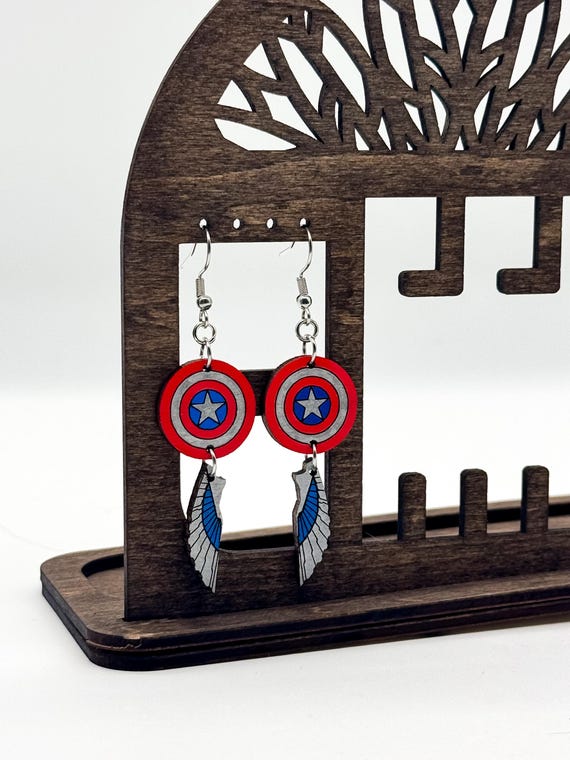 Captain America Earrings