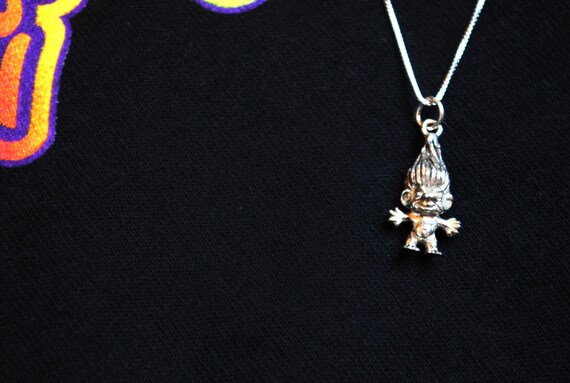 Sterling Silver Troll Charm - 925 Silver, Jewellerybox, Fairytale & Fantasy Theme, New With Packaging