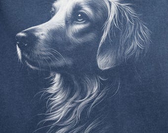 Golden Retriever Comfort Colors Shirt