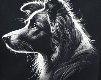 Border Collie Comfort Colors Shirt