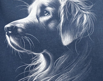 Golden Retriever Comfort Colors Shirt