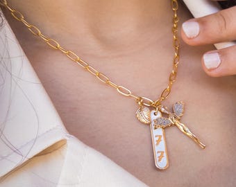 Gold Plated Angel Necklace with 777 Number Charm – Dainty Guardian Angel Pendant – Lucky Spiritual Jewelry for Women