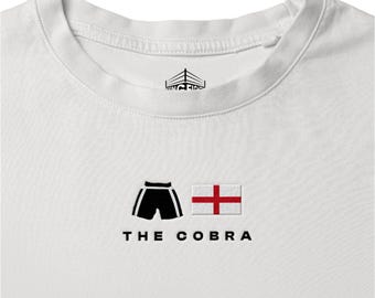 Carl Froch x The Cobra Embroidered Premium Boxing T-Shirt