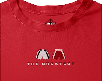 Muhammad Ali x The Greatest Embroidered Premium Boxing T-Shirt