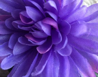 Purple Flower Pen Set of 24 / Violet Mums Chrysanthemums /Baby Shower Decor / Wedding Party Favors / Bridal Shower  Decor / Gift for Her