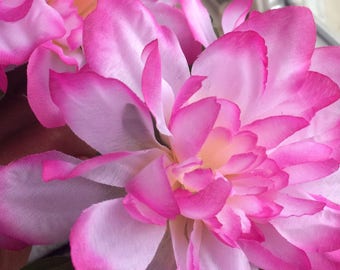 Pink Dahlia Flower Pens Set, Bridal Shower Favors, Set of 25