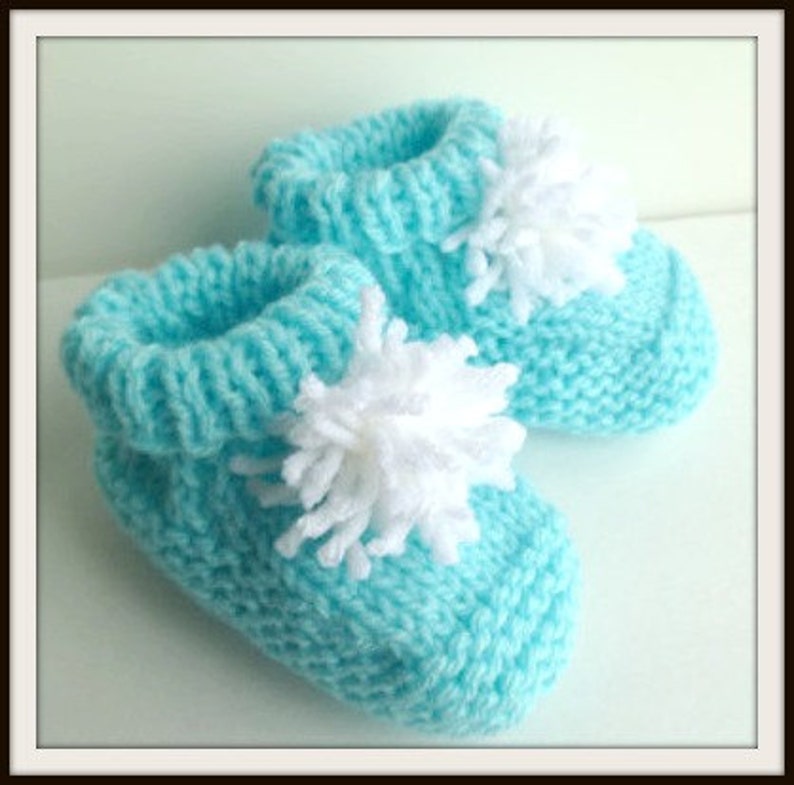 Baby Boy Crib Booties Size 3-6 Months Shoes Baby Shower Gift