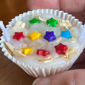 Fire Starter Gift Set Birthday Stars Mini Cupcakes Fire Starter Multicolored Party Favors Gift for Camping Gift for Outside Travel Lover