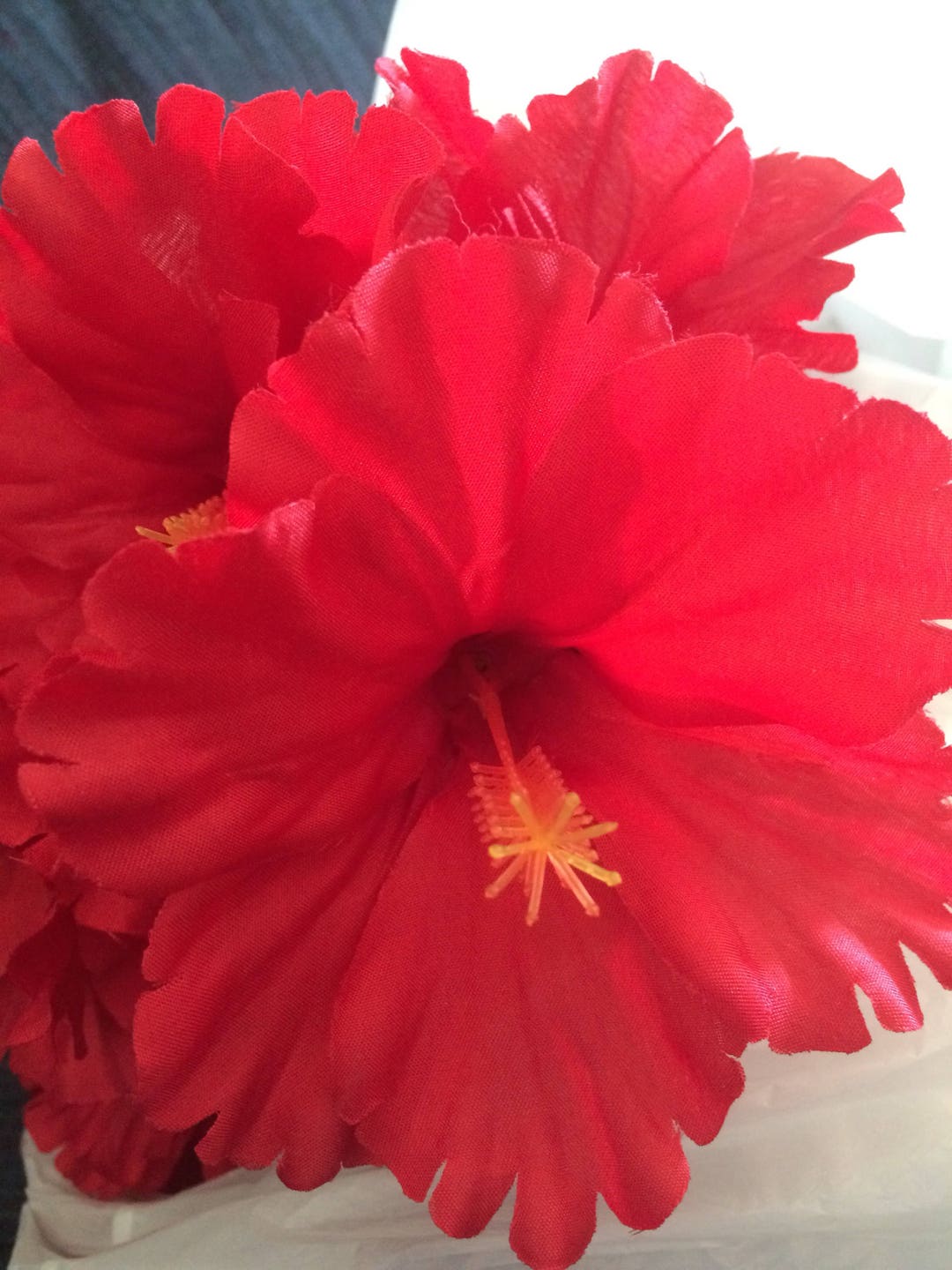 Flower Pens Red Hibiscus Set of 12 Gift for Her Thank You Etsy