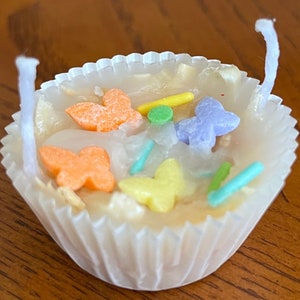 Fire Starter Gift Set of 4 / Magic Butterflies Mini Cupcakes / Fire Starters / Wedding Party Favors / Gift for Camping / Gift Bonfire Lover