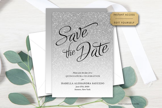 25 Elegant Gold Dots Save The Date Cards for Wedding, Engagement, Anniversary, Baby Shower, Birthday Party, Save The Dates Postcard Invitations Simple