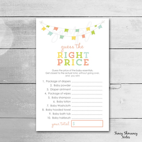 guess the price game