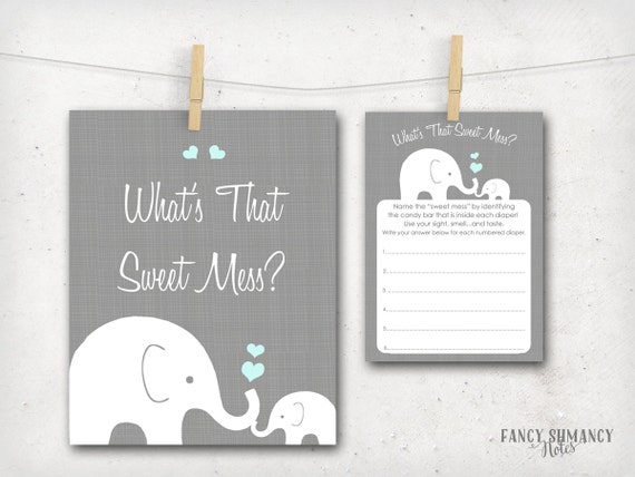 Baby Shower Game What S That Sweet Mess Dirty Diaper Elephant Baby Shower Game What S That Sweet Mess Dirty Diaper Elephant