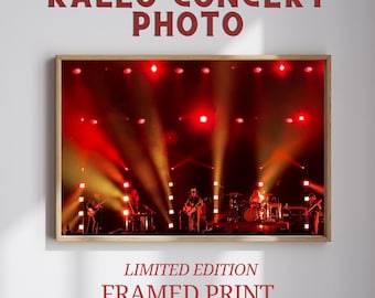 KALEO Concert Photo – Limited Edition Framed Print | Rock Band Wall Art | Live Music Photography | Concert Memorabilia | Music Lover Gift